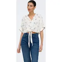 ONLY Blouse 'ONLPAULA' blauw / donkerblauw / wit
