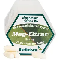 Berthelsen Naturprodukter - Mag-Citrat+B6 120 stk.