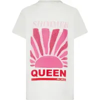 Cars T-shirt met backprint wit Meisjes Katoen Ronde hals Backprint - maat 152