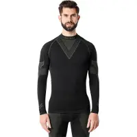 Ladeheid Thermoshirt - Thermo ondergoed - Heren - Thermokleding - Longsleeve – Zwart/Kaki – S – LA-LA40-MEN-Top