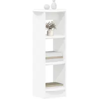 vidaXL Bijzetkast Wit 40 x 40 x 100 cm Geconstrueerd hout