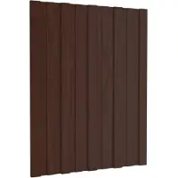 Syfax Dakpaneel 36 pcs Bruin 60 x 45 cm Gegalvaniseerd staal