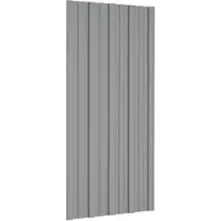 Syfax Dakpaneel 36 pcs Grijs 100 x 45 cm Gegalvaniseerd staal