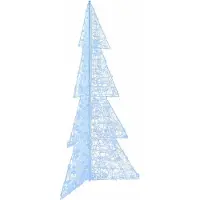 Syfax Kerstboom met 240 LED Koud Wit 180 cm Acryl