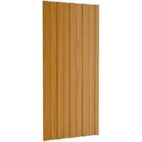 Syfax Dakpaneel 12 pcs Naturel 100 x 45 cm Gegalvaniseerd staal