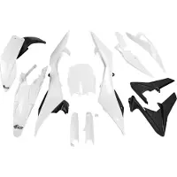 Ufo Husqvarna Tc 449/499 2011-2013 Hukit612f-041 Fork Protectors & Plastic Set