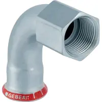 Geberit Geb. Mapress FZ bøjn 90° 35 - Geberit Mapress FZ bøjning 90° med indv.gevind 35mm Rp1 1/4