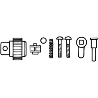 Stahlwille 4350 19020000 Set reserveonderdelen Aandrijving 3/8 (10 mm), 1/4 (6.3 mm) 1 stuk(s)