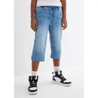 Bonprix Jongens lang instap jeans bermuda, slim fit maat 146