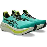 Asics Loopschoen 'GEL-NIMBUS 28' mosterd / lichtgroen / zwart