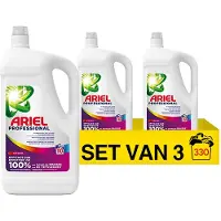 Ariel Aanbieding: Vloeibaar Wasmiddel Color 4,95 liter (3 stuks - 330 wasbeurten)