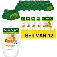 Palmolive Douchecrème Naturals Amandelmelk - 12 x 250 ml - Voordeelverpakking