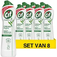 Cif Cream Original - 8 x 500 ml - Schuurmiddel - Voordeelverpakking