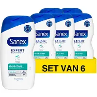 Sanex 6x Douchegel – Expert Skin Health Hydrating 400 ml