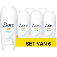 Dove - Anti-Transpirant Deodorant Roller - Fresh Care - 6 x 50 ml
