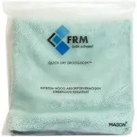 FRM Quick Dry Droogdoek – Microvezel Badkamer Droogdoek – Douche, Tegels & Vloer Streeploos Nadrogen – Super Absorberend - Kwaliteitsdoek - Groen 40x60