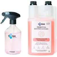 FRM Probiotica Sanitairreiniger starterspakket - Badkamer & Toiletreiniger - Kalk, Schimmel, Aanslag - Natuurlijk, Veilig & Krachtig - Werkt tot 7 Dagen Door