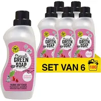Marcel's Green Soap 6x Wasverzachter Patchouli & Cranberry 30 Wasbeurten 750 Ml
