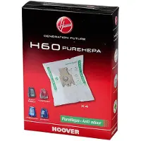 Hoover H60 - 35600392 stofzuigerzakken 4 zakken (origineel)