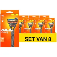 Gillette 8x Scheermes Fusion 5 1 set