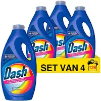 Dash 4x Dash Vloeibaar Wasmiddel Color 32 Wasbeurten 1440 Ml