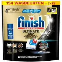 Finish 7x Ultimate Plus Vaatwastabletten Regular 22 Stuks