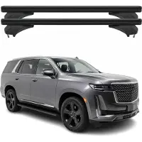 Menabo dakdrager basissteun voor Cadillac Escalade V 2022-2025, aluminium, zwart, 2-delig