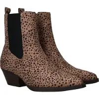 POSH by Poelman Enkellaarsjes Beige | Maat: 39