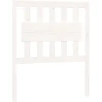 vidaXL Hoofdbord 80,5x4x100 cm massief grenenhout wit