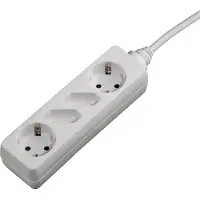 Hama Distribution Panel 4 Sockets Child-proof 1.4 M White