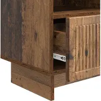 vidaXL TV Kast met lade Oud hout 102 x 34,5 x 50 cm Bewerkt hout