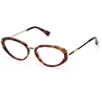Max mara MM5185 53/15/140 Donker havana Voorzijde acetaat / metaal VROUW MM5185