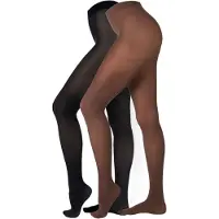 Camano Fijne panty bruin / zwart
