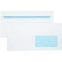 Netuno Facturen envelop - Venster rechts - DL - 110 x 220 mm - 100 stuks - zelfklevende sluiting - 90 gram - Facturen Envelop -