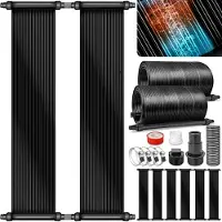 Tillvex Zwembad Zonnecollector Set 120 x 600 cm | Zonneverwarming voor Milieuvriendelijk Verwarmen | Zwembadverwarming Compleet Set | Zonnemas | Zwembad Zwembad Zonnecollector Warm Water