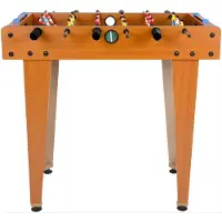 DNA Voetbaltafel - Airhockey - Airhockeytafels - Voetbaltafel Kinderen - Bruin - 69cm x 37cm x 62cm