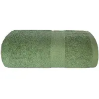 Faro Pistache badstof handdoek 70x140 cm, 100% katoen