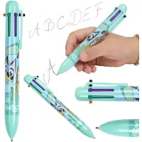 Sarcia.eu Bluey Veelkleurige 6in1 balpen, automatische schoolpen voor kinderen, 6 kleuren