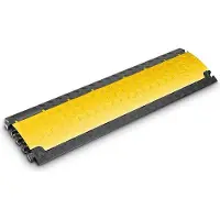 Adam hall Kabelbrug 85150LUX Polyurethaan Zwart/geel Aantal kanalen: 6 1010 mm Inhoud: 1 stuk(s)