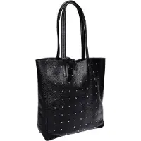 Isabella Rhea Zwart Rundleer Tas