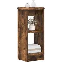 vidaXL Bijzetkast Gerookte Eik 40 x 40 x 75 cm Geconstrueerd hout
