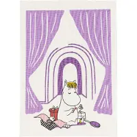 Arabia Moomin Kitchen Towel 50x70 Cm Snorkmaiden - Keukenhanddoeken Katoen Purple - 1076184