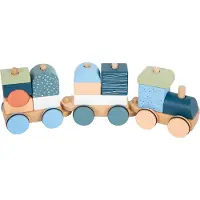 Small Foot - Houten Stapelblokkentrein Arctic, 16dlg.