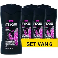 Axe Excite Shower Gel Douchegel Tray 6 X 250 Ml