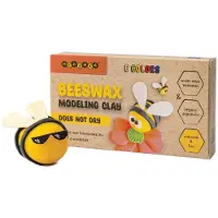Medenka Bijenwas modelleerklei – 240g - Natuurlijke & Milieuvriendelijke Klei - Zachte en Herbruikbare Speelklei voor Creatief Spelen - Handgemaakt van Pure Bijenwas