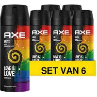 Axe Aanbieding: Unite Pride Deodorant Body Spray (6 flessen - 150 ml)
