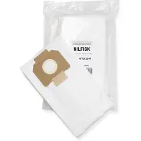 123schoon Nilfisk Attix 33/44 microvezel stofzuigerzakken 5 zakken (huismerk)
