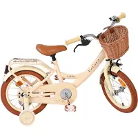 Volare Ashley Kinderfiets - Meisjes - 14 inch - Creme