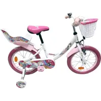 Volare Unicorn Kinderfiets - Meisjes - 16 inch - Wit