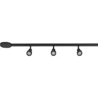 Eglo Easy Track Starterset Zwart 3x Spot Ring Gu10 2m